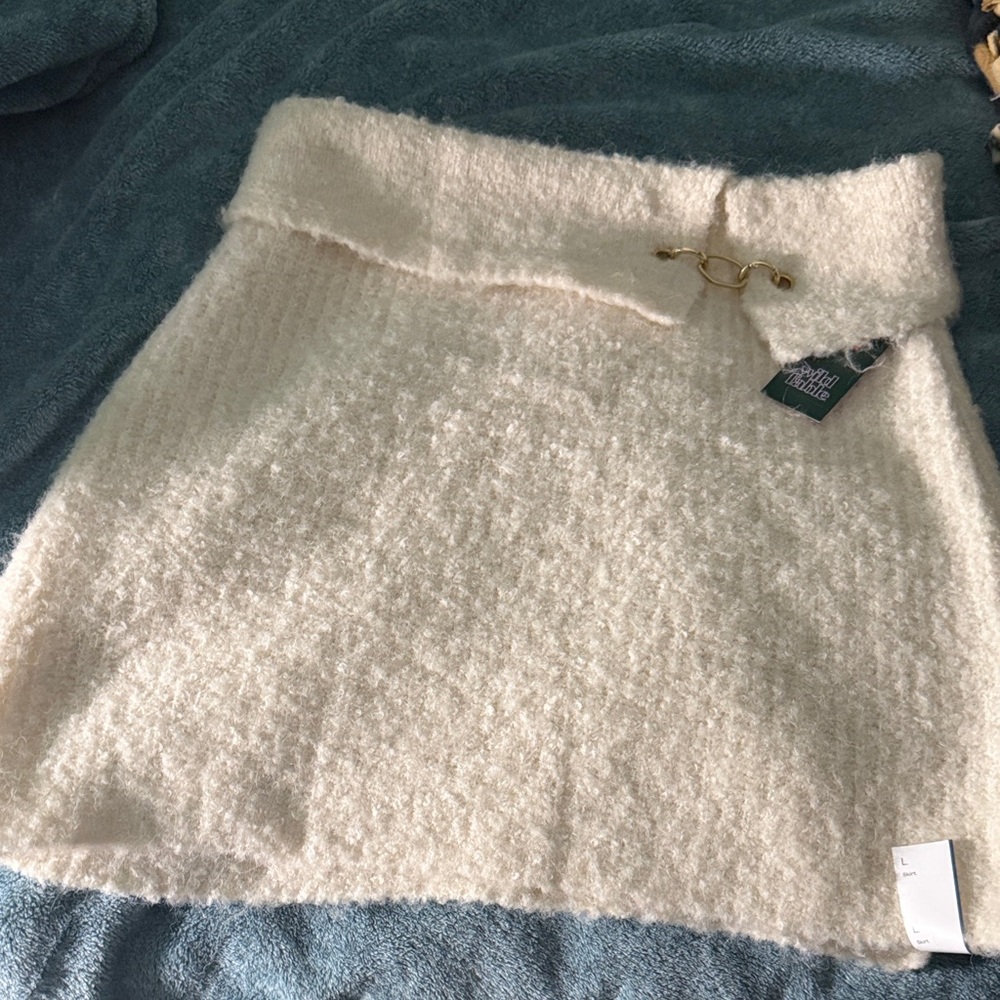 Wild Fable Cream Mini Skirt